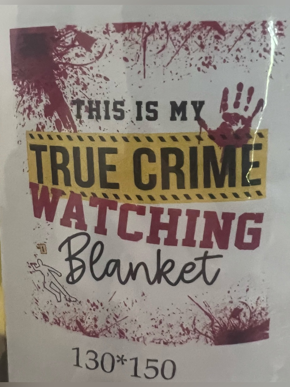 True Crime Watching Blanket